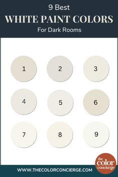 the best white paint colors for dark rooms