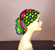 "Multi color African Print Head wrap that pairs excellently with any color of outfit you have on! Wraps around your head as a full wrap, head band, turban, headtie or accessorize as a scarf. These beautiful colored wraps are also great for baby wearers / carriers. Options to order this in a Full headwrap or Slim headwrap at half the width. Both options will wrap around the head into the styles pictured and much more styles. Pair with matching print Tara Dress/Skirt convertible here: https://www. Adjustable Green Turban With Matching Headband, Multicolor Headwrap With Matching Headband, One Size, Multicolor One Size Headwrap With Matching Headband, One Size Multicolor Headwrap With Matching Headband, Multicolor Headwrap In Headband Shape, Adjustable Multicolor Turban Headband, Adjustable Green Headwrap With Matching Headband, Multicolor One Size Headwrap Headband, Adjustable Multicolor Headband Headscarf