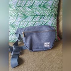 Questions? Leave A Comment Below! Belt Bag Herschel, Herschel Supply, Herschel, Leave A Comment, Belt Bag, Color Blue, Bag Lady, Women Shopping, Blue