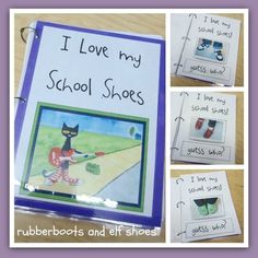 i love my school shoes book with pictures of cat and shoe on the front cover