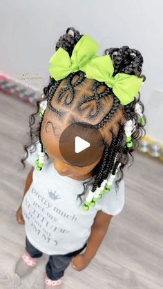 Braided Hair Styles For Kids Black, Toddler Girl Braids, K Hairstyles, Beach Food Ideas, Braids For Black Kids, Kids Braids With Beads, Black Kids Braids, Kid Braids