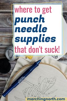 Punch Needle Gripper Frames, Embroidery Needles Punch, Punch Needle Sizes, Punch Needle Embroidery Floss, Diy Punch Needle Frame, Tufted Projects, Punch Needle Templates