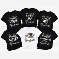 Graduation Family Shirts Matching Proud Graduate Shirt Prom Proud Mom of the Graduate Proud Graduate Shirt Graduation Family Shirts 2024 Family Graduation Shirts, Graduation Shirts For Family, Not Wanted, Proud Family, Money Gifts, Creative Money Gifts, Graduation Shirt, The Graduate, Family Family