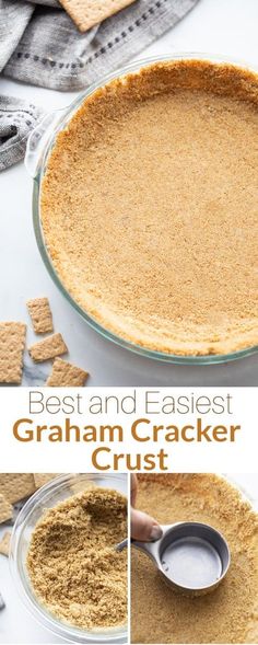 the best and fastest graham cracker crust