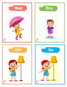 Opposites Flashcards Free Printable Esl Games