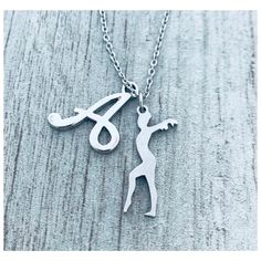 Nothing Says, "You're Special" Like Personalized Gymnastics Gift! It shows you went out of your way to find a unique gift and to personalize it to make it theirs alone! ⭐GYMNASTICS JEWELRY- Gymnastics Charm Necklace with Letter Charm ⭐GYMNASTICS NECKLACE - Stainless Steel Gymnast pendant charm on 18 inch chain. Stainless steel is a great choice for jewelry as it is does not change colors or tarnish and is very durable so you can treasure your necklace  for a lifetime! ⭐PERFECT GIFT -For Gymnasts, Gymnastics Teams and Coaches for birthday, christmas, end of season, or just because ⭐FREE JEWELRY POUCH- Jewelry Pouches Are Used To Package And Ship Our Necklaces, Ensuring The Most Beautiful Presentation Possible. ⭐OUR MISSION. As a US family owned business we want athletes to be able to show t Gymnastics Jewelry, Necklace With Letter, Gymnastics Necklace, You're Special, Sports Attire, Girls Gymnastics, Gymnastics Gifts, Activities For Girls, Jewelry Pouches