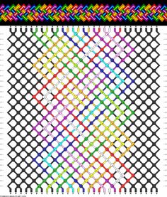 an image of a pattern with different colors and patterns on the bottom half of it