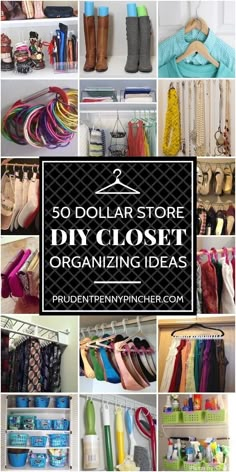 the top 10 dollar store diy closet organizing ideas