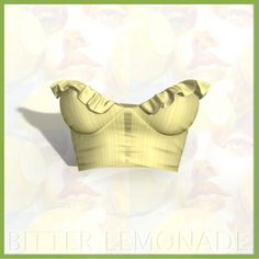 Second Life Marketplace - LaraX Ruffle Top Ribbon Dress, Being Used Quotes, Ruffle Top, Avatar, Womens Tops