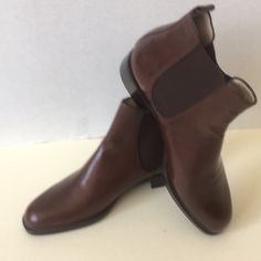 *New* Brown Leather Bally Ankle Boots With Wooden Boot Shaper. Made In Italy Boot Shaper, Bally Shoes, Chelsea Boots, Bootie Boots, Brown Leather, Ankle Boot, Ankle Boots, In Italy, Women Shoes