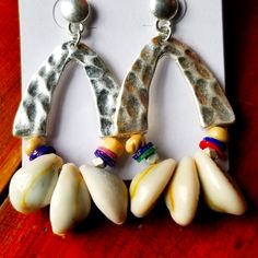 Silvertone Cowrie Shell Earrings Approximately 2" In Length Boutique Item Cowrie Shell Earrings, Gold Cream, Cowrie Shell, Shell Earrings, Cream And Gold, Diy Kit, Earrings Color, Diy Kits, Silver Tone