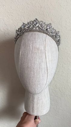 Piper bridal tiara is the perfect design for the classic & elegant brides to be! | bridal tiara, bridal crown, bridal headpiece, diamond tiara, bridal headpiece, wedding tiara, wedding headpiece, wedding hair, wedding hair ideas, wedding hairstyle, bridal style, bridal hair accessories, luxury wedding, bridal updo, tiara hairstyles, glam bride, bride to be, christmas gift ideas, christmas sales,christmas gift ideas, christmas wedding #bridaltiara #sparklytiara #winterwedding Irish Bridal Tiara, Bride Diamond Tiara, Christmas Wedding Tiara, Hairstyles Glam, Wedding Hair Ideas, Hairstyle Bridal, Headpiece Wedding Hair, Glam Bride, Christmas Sales