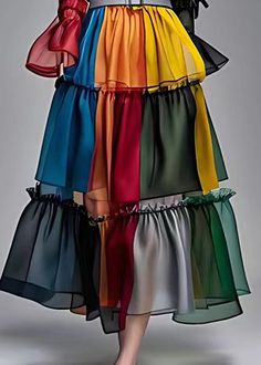 Elegant Colorblock Ruffled Patchwork Sashes Chiffon Maxi Dresses FallFabric: ChiffonSize & Fit: Fit: This garment fits true to size.Length: Size 3XL measures 48.75"from shoulder to hemBust: Great for any cup size. Waist: Loose Fit. Comfortable room throughout midsection.Hip: Loose Fit - room for hips. Hand Wash Cold. Multicolor Chiffon Party Dress, Chic Multicolor Spliced Dress, Chic Multicolor Chiffon Party Dress, Chic Multicolor Chiffon Dress, Chiffon Patchwork Party Dresses, Chiffon Patchwork Dress For Party, Party Chiffon Dresses With Patchwork, Summer Multicolor Ruffled Chiffon Dress, Chic Sheer Multicolor Dresses