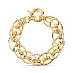 Ideal to wear everyday and fully size adjustable, the Lola thick gold chain link bracelet is one of our best sellers. Finished with a high polish 18k gold finish, this sustainable bracelet is your forever favourite bracelet to stack, style, never take off. Chic Yellow Gold Chunky Chain Bracelet, Chic Gold Link Chain Bracelet, Chic Chunky Chain Gold Bracelet, Chic Gold Bracelet With Chunky Chain Links, Chic Gold-plated Chunky Chain Bracelet, Chic Gold Plated Chunky Chain Bracelets, Chic Chunky Chain Paperclip Bracelet With Oval Links, Chic Paperclip Bracelet With Chunky Oval Links, Chic Yellow Gold Chain Link Bracelet