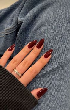 Nails Dark, Wine Nails, Nails Autumn, Simple Fall Nails, Autumn Nail, Elegant Nail, October Nails, Nail Colour, Aesthetic Halloween