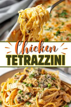 chicken tetrazzini is an easy and delicious dinner that's ready in under 30 minutes