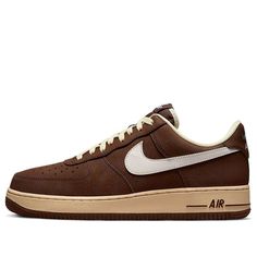 Nike Air Force 1 '07 'Cacao Wow' FZ3592-259 Sporty Brown Nike Air Force 1, Brown Nike Air Force 1 For Streetwear, Sporty Brown Nike Air Force 1 For Sports, Casual Brown Nike Air Force 1 For Sports, Brown Leather Nike Air Force 1 For Sports, Brown Leather Nike Air Force 1 Sneakers, Casual Brown Nike Air Force 1 For Streetwear, Casual Brown Nike Air Force 1, Limited Edition Sneakers