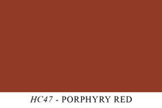 a red color with the words h4 / 7 - porrhy red on it