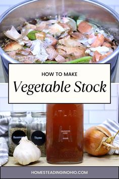 how to make vegetable stock in the kitchen