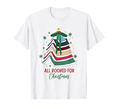 Christmas Book Tree Coquette Bow All Booked for Christmas T-Shirt Christmas Book, Coquette Bow, Christmas Books, Trendy Tshirts, Christmas Tshirts, Statement Pieces, Minimalist Design, Trendy Fashion