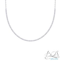 Beautiful Half-Way Diamond Tennis Necklace 14K Gold. Available in yellow and white. This necklace has a total weight of D0.54cts in diamonds. Elegant Diamond White Tennis Necklace With Pave Setting, Diamond White Cubic Zirconia Chain Necklace For Anniversary, Anniversary Diamond Cut Cubic Zirconia Chain Necklace, Cubic Zirconia Chain Necklace With Brilliant Cut For Anniversary, Diamond Solitaire Necklace With Pave Setting, Round Cut Diamond Solitaire Necklace With Pave Setting, Round Cut Diamond Necklace With Pave Setting, Dazzling White Diamond-cut Necklace, Dazzling White Diamond Cut Necklace