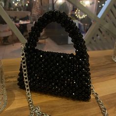 Beaded Bag, Acrylic Crystal Bag, Beaded Shoulder Bags, Daily Party Purse Bag, Luxury Designer Handbags, Gift For Her 100% handmade Size: > width - 18,5 cm | 7,5 inches > height - 10,5 cm (20 cm with handle) | 4,5 inches (8 inches with handle) > lateral width - 5 cm | 2 inches The bags are strong enough to carry all your daily essentials, shiny enough to make your evenings sparkle, and with their unique designs, you can be sure to stand out from the crowd. Let's add a new one to your collection.  If you want to design your own bag, just send a message. Pearl Purse, Pearl Clutch Bag, Pearl Handbag, Pearl Clutch, Bead Bag, Purse White, Crystal Bags, Party Purse, Pearl Bag