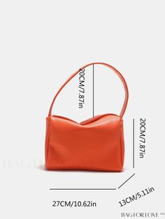 BagForLove - Stylish and Sleek Underarm Pouch Product Description Color Orange Type Square Bag Bag Size Medium Pattern Type Plain Closure Type Zipper Composition 100% Polyester Material PU Leather Size Chart INCH CM Strap Length Bag Length Bag Width Bag Height Handle Height 19.7 inch 10.6 inch 5.1 inch 7.9 inch 9.8 inch Strap Length Bag Length Bag Width Bag Height Handle Height 50 cm 27 cm 13 cm 20 cm 25 cm Details Pictures Similar Products h2 { text-align: center; } /* æ¢è¡ */ li{ white-space Orange Bag, Word Wrap, Bag Bag, Square Bag, Polyester Material, Arm Band, Bags Shoulder, Orange Color, Free Gifts