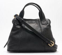 Crafted of soft, slouchy leather with an on-trend silhouette, the mini Ada satchel packs in plenty of fabulous function, with a triple-compartment design with suitable storage to handle your everyday essentials. Sling the adjustable crossbody strap over your shoulder and enjoy hands-free convenience or slide the top handles through the crook of your arm to display the divine design. From American Leather Co. Valerie Parr Hill, Divine Design, Mary Jane Pumps, American Leather, Duffel Bag Travel, Silver Shop, The Divine, Ankle Bracelets, Everyday Essentials