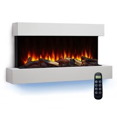 SimpliFire Format 36 Linear Electric Wall Mount Fireplace Linear Electric Fireplace, Direct Vent Fireplace, Timber Logs, Wall Mount Fireplace, Floating Mantel, Mantel Surround, Gas Fireplace Insert, Mounted Fireplace, Modern Centerpieces