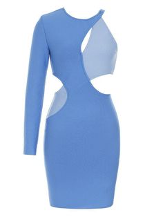 This Retro Bandage Sexy Hollow Stitching Irregular Slim Dress is designed to flatter your figure while maintaining a slim silhouette. It features hollow stitching details, an irregular hemline, and bandage accents to accentuate your best assets. Its slim fit is breathable and comfortable for all day wear. Slim Dress, Maxi Dress Cocktail, Royal Blue Dresses, Slim Dresses, Dress With Cardigan, Retro Dress, Sweater Top, Knit Top, Royal Blue