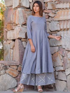 Palazzo Kurta, Mukaish Work, Kurti Sets, Gota Work