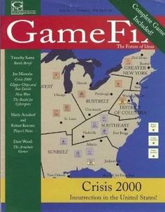 the cover of gamefix magazine, which features an image of the united states