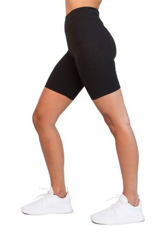 PRICES MAY VARY. SOFT FEEL: Polyester (92%) and Spandex (8%); smooth against your skin and prevents thigh chafing STRETCHY BIKER SHORTS: 4-way stretch and flexibility for yoga, casual wear, or under dress shorts 3 INCH HIGH-WAISTED: Snug tummy support during activities or as slip shorts for under dresses MANY COLORS: Black biker shorts, white biker shorts, red, grey, yellow, neon pink, neon coral, other WOMENS SMALL-2XL SIZING: Find your size in our wide range of biker shorts for women colors So Shorts For Under Dresses, White Biker Shorts, Thigh Chafing, Biker Shorts Outfit, Black Biker Shorts, Slip Shorts, Yellow Neon, Women Waist, Short Torso