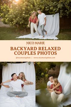 the back yard relaxed couples photoshops are perfect for an outdoor photo session with friends