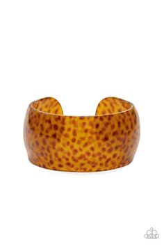 Paparazzi Jungle Cruise Brown Acrylic Cuff Bracelet Paparazzi Accessories Jewelry, Jungle Cruise, Acrylic Bracelet, Brown Acrylic, Nickel Free Jewelry, Brown Bracelet, Shell Pattern, Paparazzi Accessories, Paparazzi Jewelry