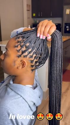 New Cornrow Hairstyles, Small Box Braids Hairstyles, Latest Hair Braids, Hairstyles For Ladies, Short Box Braids Hairstyles, Braided Hairstyles For Black Women Cornrows, Big Box Braids Hairstyles