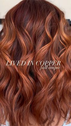 Instagram Cowboy Copper With Shadow Root, Cooper And Blonde Balayage, Dark Root Red Balayage, Hair Dye For Cool Skin Tones, Fall Hair Color Inspo 2024, Copper With Lowlights, Light Auburn Copper Hair, Copper And Gold Hair, Copper Brown Hair Color With Highlights