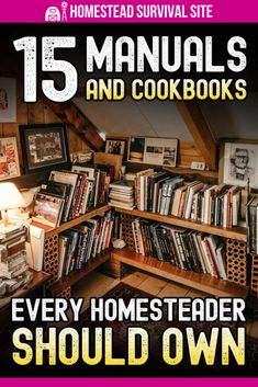 Books For Learning, Going Off The Grid, Self Sufficient, Homestead Living, Urban Homesteading