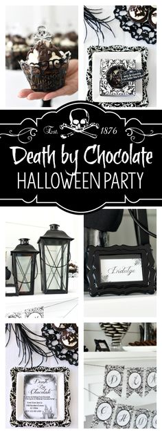 Halloween Theme Ideas, Spooky Dinner, Chocolate Halloween, Halloween Tricks, Halloween Foods, Halloween Printables Free, Halloween Party Ideas, Vintage Nurse, Chocolate Party