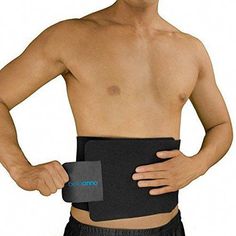 a man with his arm in a cast holding an electronic device to his waist and chest