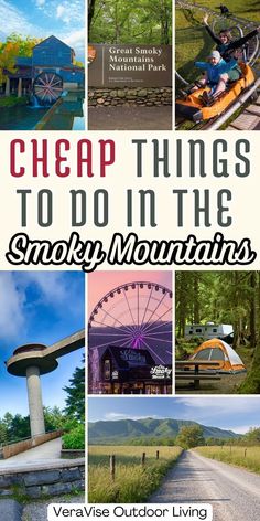 Cheap Things To Do In Smoky Mountains Tennessee Cabins, Honeymoon On A Budget, Rocky Top Tennessee, Cades Cove Tennessee