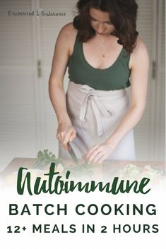 Save time and prepare healthy from-scratch meals with this paleo batch cooking game plan and ingredient list. These Autoimmune Paleo Protocol (AIP) recipes are gluten-free, dairy-free, egg-free, nut-free, seed-free, and nightshade-free to promote recovery from autoimmune diseases. #aip #autoimmunepaleo #glutenfree #dairyfree #nutfree #nightshadefree #eggfree #healthy #paleodiet #paleorecipe #paleosnack #paleodessert #primal #whole30