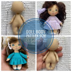 doll body patterns for dolls with different expressions