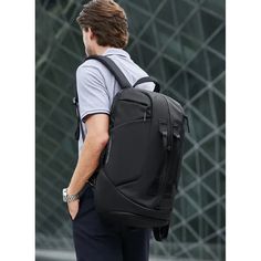 Techwear Backpack "Nomiya" - TECHWEAR STORM™ Commuting Backpack With Anti-theft Pocket, Business Anti-theft Backpack Shoulder Bag, Nylon Anti-theft Backpack For Commuting, Versatile Travel Backpack With Anti-theft Pocket, Commuter Shoulder Bag Backpack With Anti-theft Pocket, Commuting Backpack Shoulder Bag With Anti-theft Pocket, Commuting Backpack Laptop Bag, Urban Anti-theft Bags For Travel, Modern Anti-theft Backpack For Travel