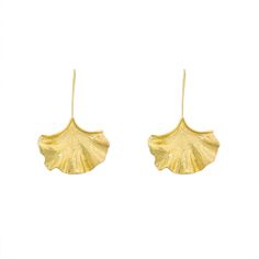 PRICES MAY VARY. ◆Ginkgo Leaf Bohemian Earrings Material: Made of excellent alloy, these funny leaf plant earrings are high-quality and not easy to cause irritation to your skin. The superb craftsmanship makes you comfortable to wear. ◆Ginkgo Leaf Boho Earrings Size: The Ginkgo leaf floral drop earrings are about 2.87 inches long and 1.92 inches wide. With a weight of 20g, the cute leaf dangle earrings are lightweight and exquisite, adding a touch of elegance to your outfit. ◆Eye-catching Design Leaf Earrings Gold, Pattern Leaf, Beach Earrings, Ginkgo Biloba, Ginkgo Leaf, Bohemian Earrings, Earring Type, Girls Earrings, Floral Earrings