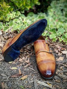 Even the soles are a work of art. Hand dyed patinas on Italian crust leather. Get your shoe game strong today! Fitted Monk Strap Shoes With Buckle Closure, Fitted Monk Strap Shoes With Leather Sole, Goodyear Welted Slip-on Monk Strap Shoes, Fitted Brown Monk Strap Shoes With Goodyear Welt, Fitted Monk Strap Shoes With Rubber Sole, Plain Toe Monk Strap Shoes With Rubber Sole, Brown Fitted Monk Strap Shoes With Plain Toe, Fall Plain Toe Monk Strap Shoes With Leather Sole, Fitted Leather Monk Strap Shoes With Cap Toe