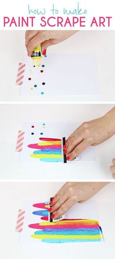 this is an easy art project for kids to do