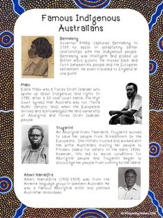 an article about famous indigenouss in australia