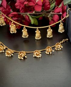 These support chains / ear chains for traditional earrings gives a completely royal look! Product care: Avoid contact with Chemicals such as Perfumes or any Sprays. Prevent the Jewellery from the water. Use Butter Paper or Cotton Cloth to store your Jewellery for a longer Product life. Traditional Chandbali Earrings With Pearl Chain, Traditional Dangle Earrings With Pearl Chain, Traditional Gold-plated Earrings With Pearl Chain, Traditional Gold Plated Earrings With Pearl Chain, Temple Jewelry Earrings With Pearl Chain For Festivals, Traditional Gold Earrings With Pearl Chain, Diwali Temple Jewelry Pearl Chain Earrings, Bollywood Style Pearl Chain Earrings As Gift, Festival Celebration Earrings With Pearl Chain