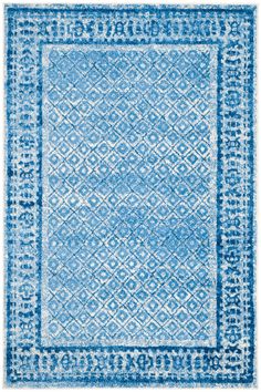 Safavieh Adirondack 110 Power Loomed 55% Polypropylene/ 40% Jute/ 5% Polyester Rug ADR110D-4SQ Ski Chalets, Small Area Rug, Lodge Style, Silver Rug, Rustic Lodge, Vintage Area Rugs, Power Loom, Indoor Area Rugs, Silver Blue